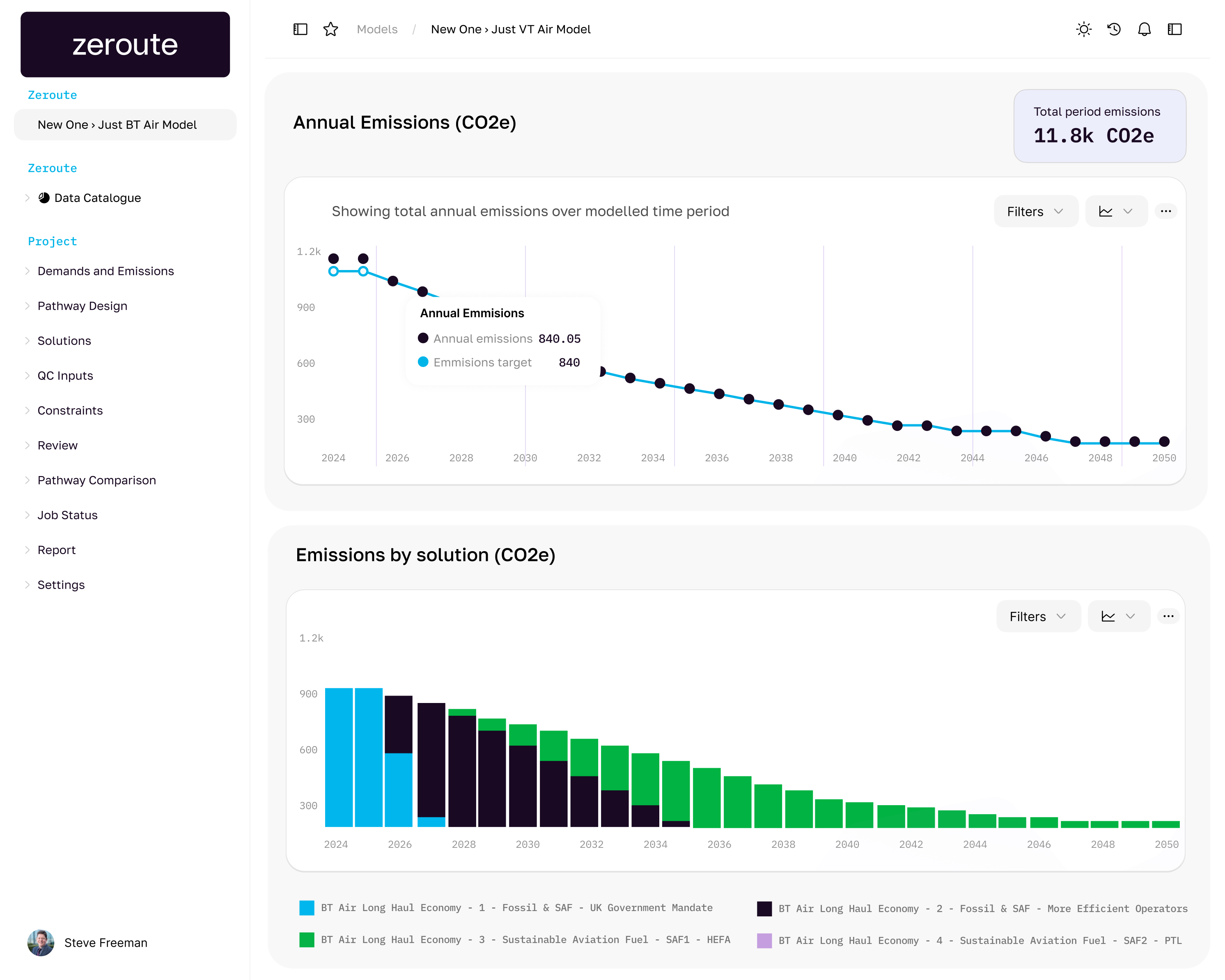 Main screenshot of application